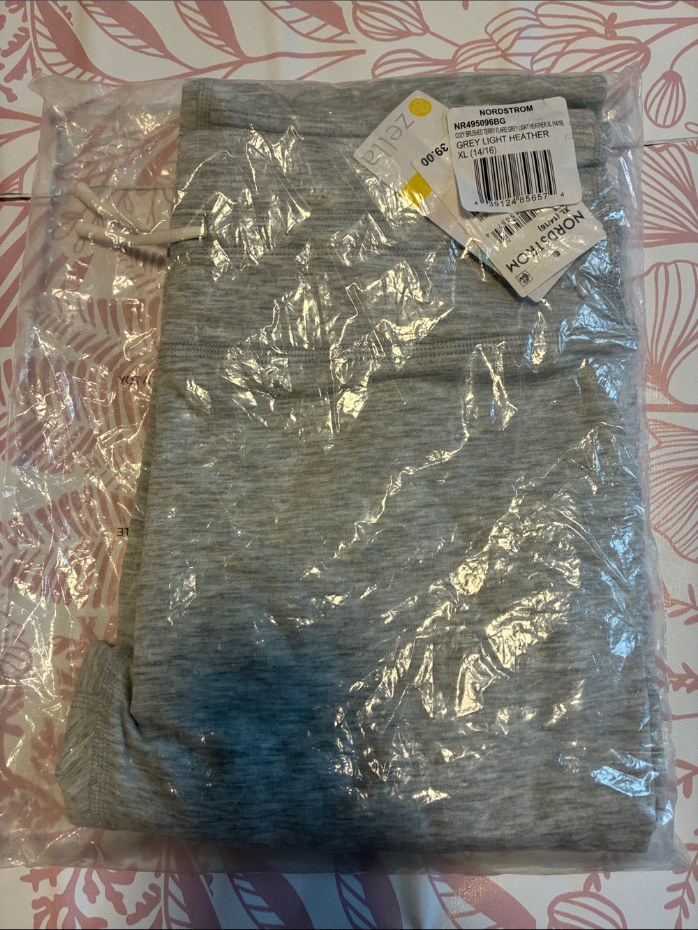 Nordstrom Light Grey Heather Kids Jogger Sweatpants